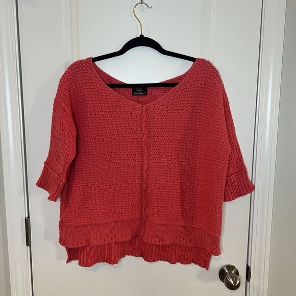 fresh produce Sweaters - fresh produce Pure Handknit Women's Sweater  Large Pink Fresh Produce